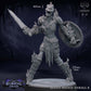 Death Bound Thrall Tabletop Miniature Set | Burning Dead Collection | Mammoth Factory