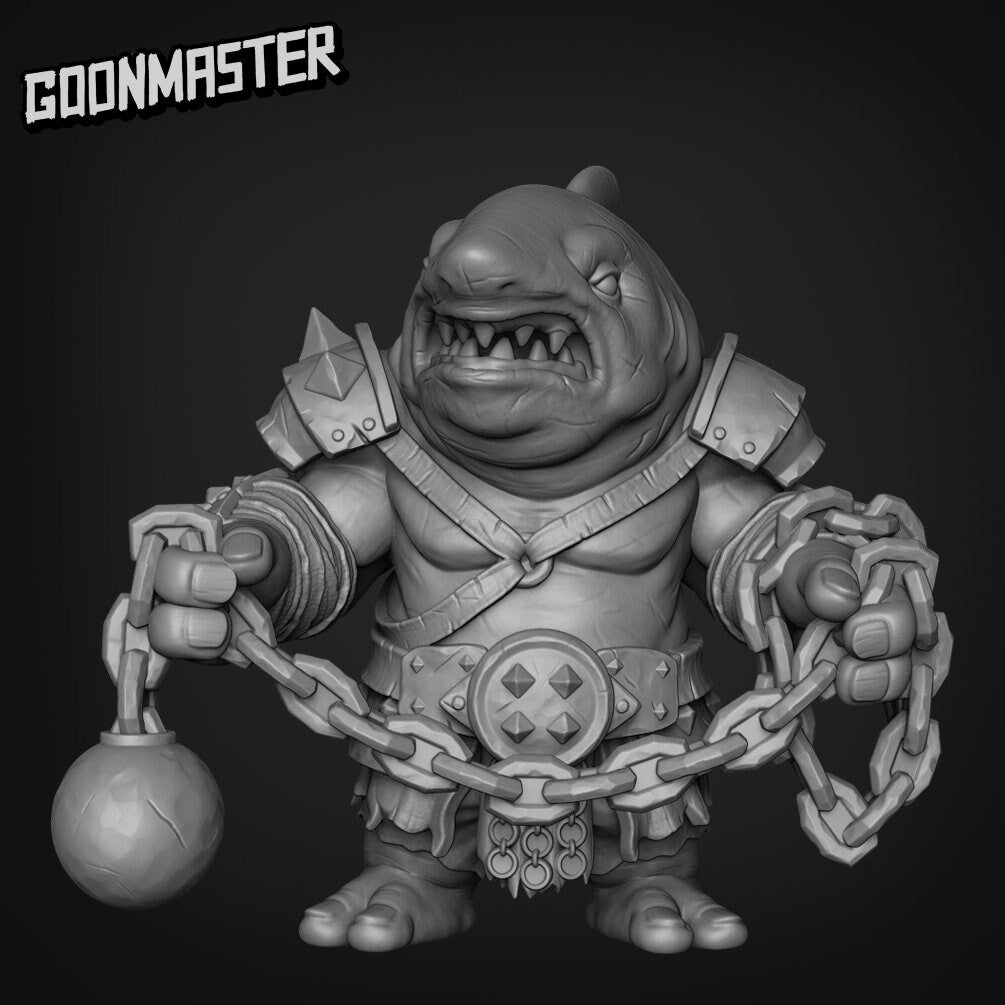 Shark Berserkers Resin Miniature Set | Corgi Collective | Goon Master Games