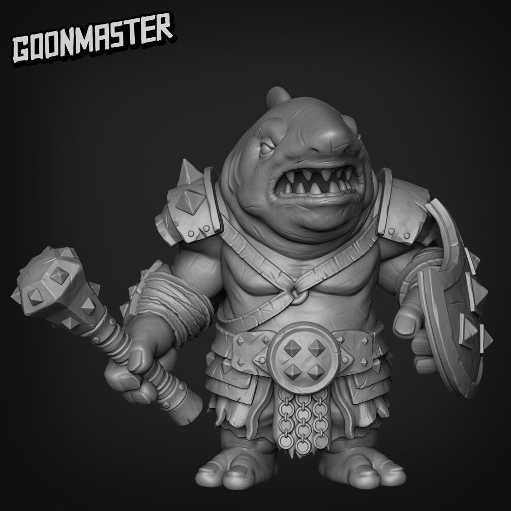 Shark Berserkers Resin Miniature Set | Corgi Collective | Goon Master Games