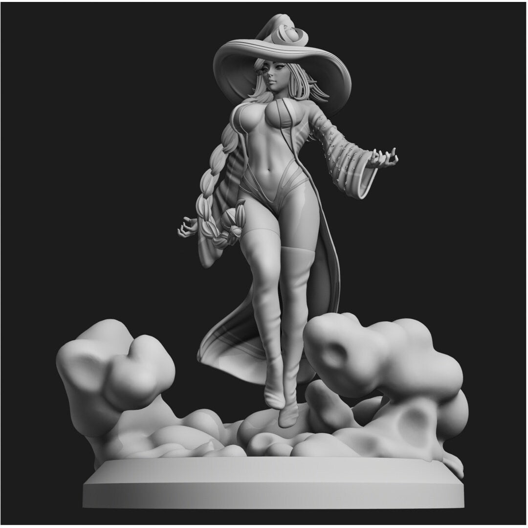 Storm Sorceress Pin Up Statue & Miniature | QB Works