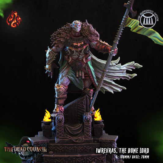 The Bone Lord Tabletop RPG Miniature | The Dead Council Collection | Crippled God Foundry