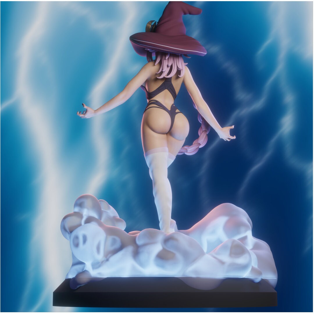 Storm Sorceress Pin Up Statue & Miniature | QB Works