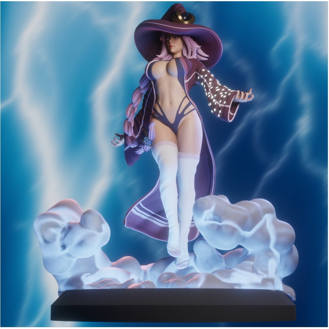 Storm Sorceress Pin Up Statue & Miniature | QB Works