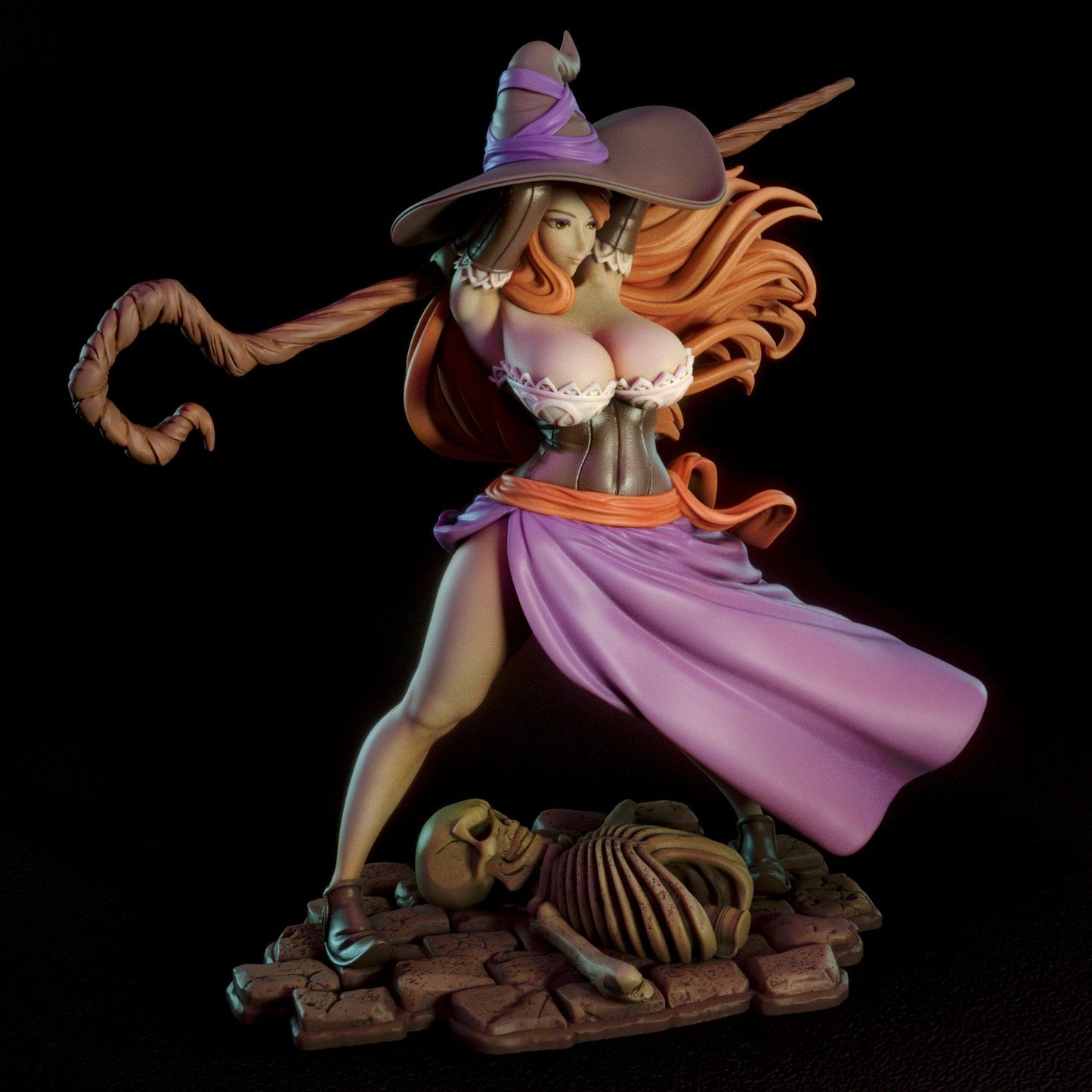 Anime Sorceress Animated Pin Up Statue & Miniature | Torrida Minis