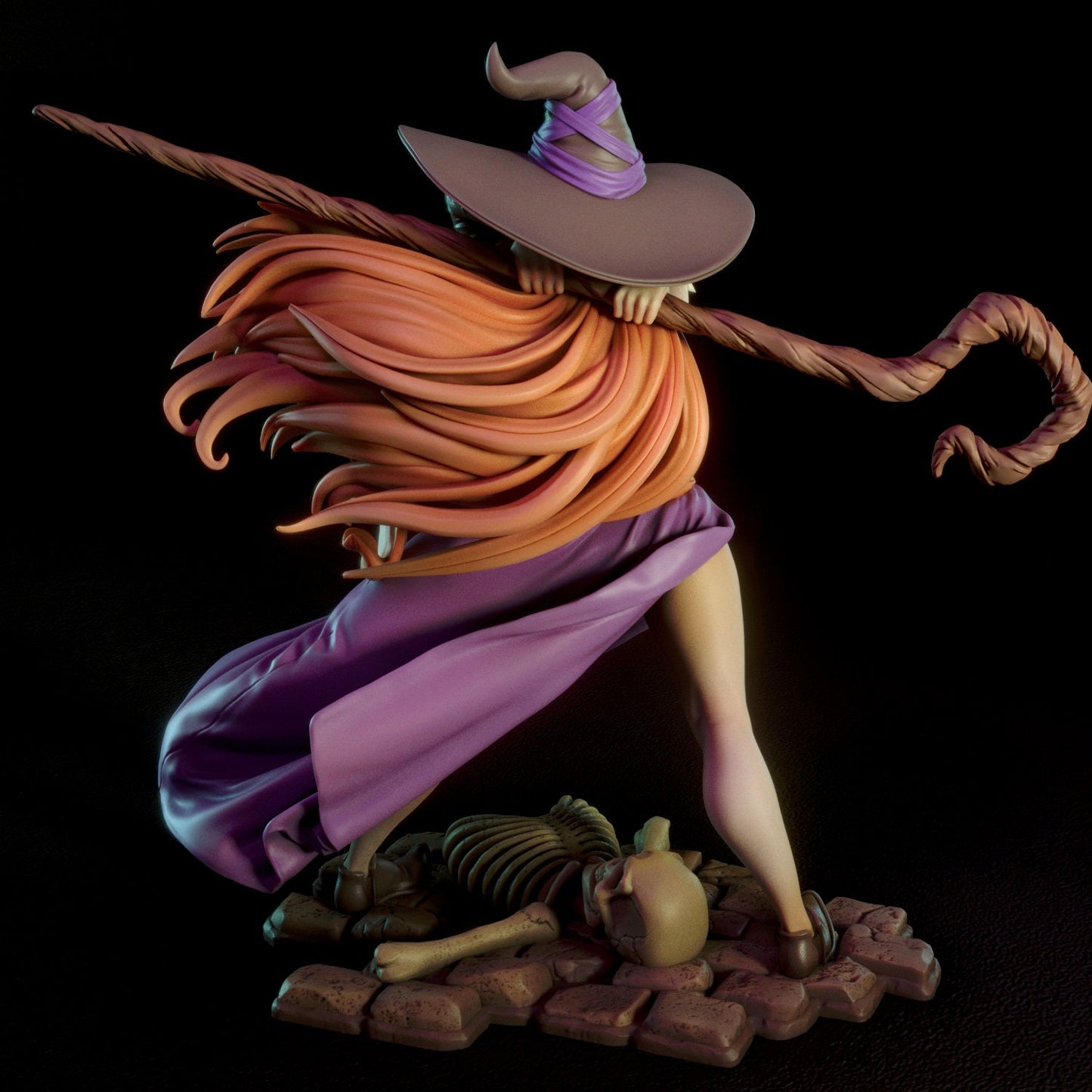 Anime Sorceress Animated Pin Up Statue & Miniature | Torrida Minis