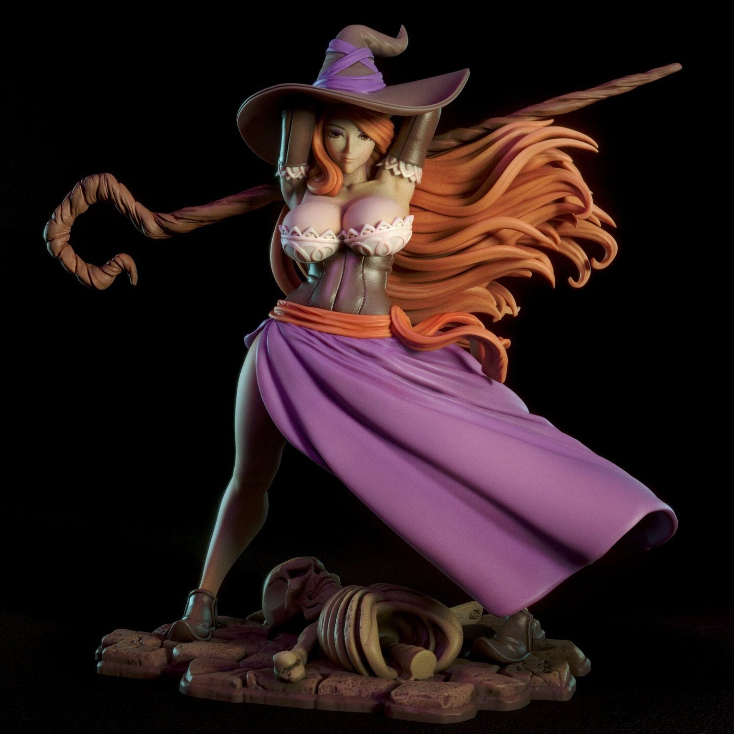 Anime Sorceress Animated Pin Up Statue & Miniature | Torrida Minis