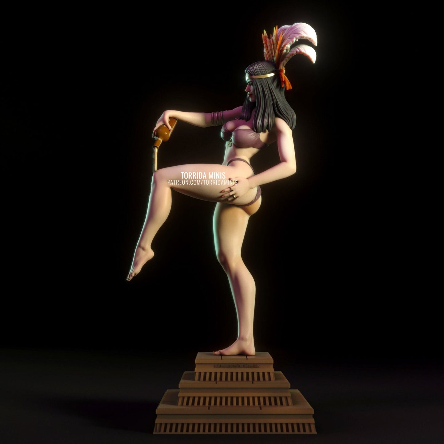 Vampire Dancer Pin Up Statue & Miniature | Torrida Minis