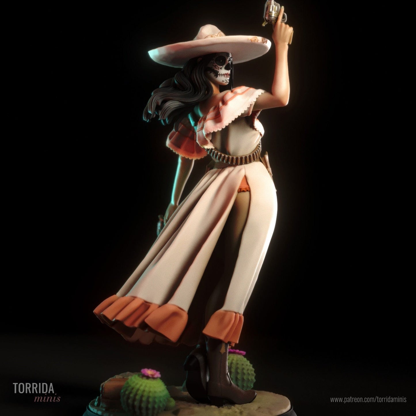 Daniela the Bandida Pin Up Statue & Miniature | Torrida Minis