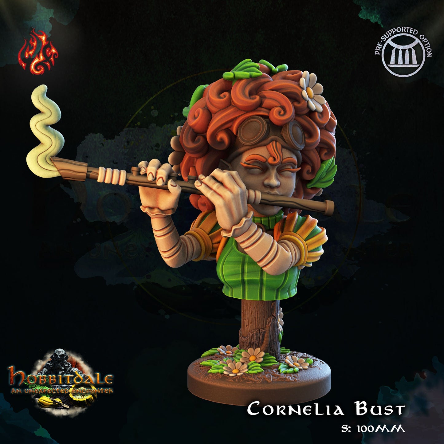 Cornelia Halfling Bard Bust | Halfling Collection | Crippled God Foundry