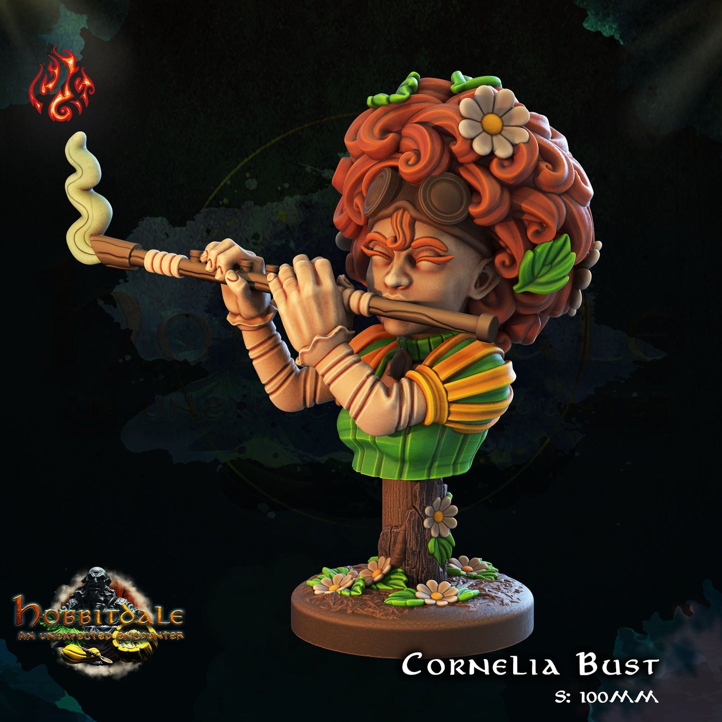 Cornelia Halfling Bard Bust | Halfling Collection | Crippled God Foundry