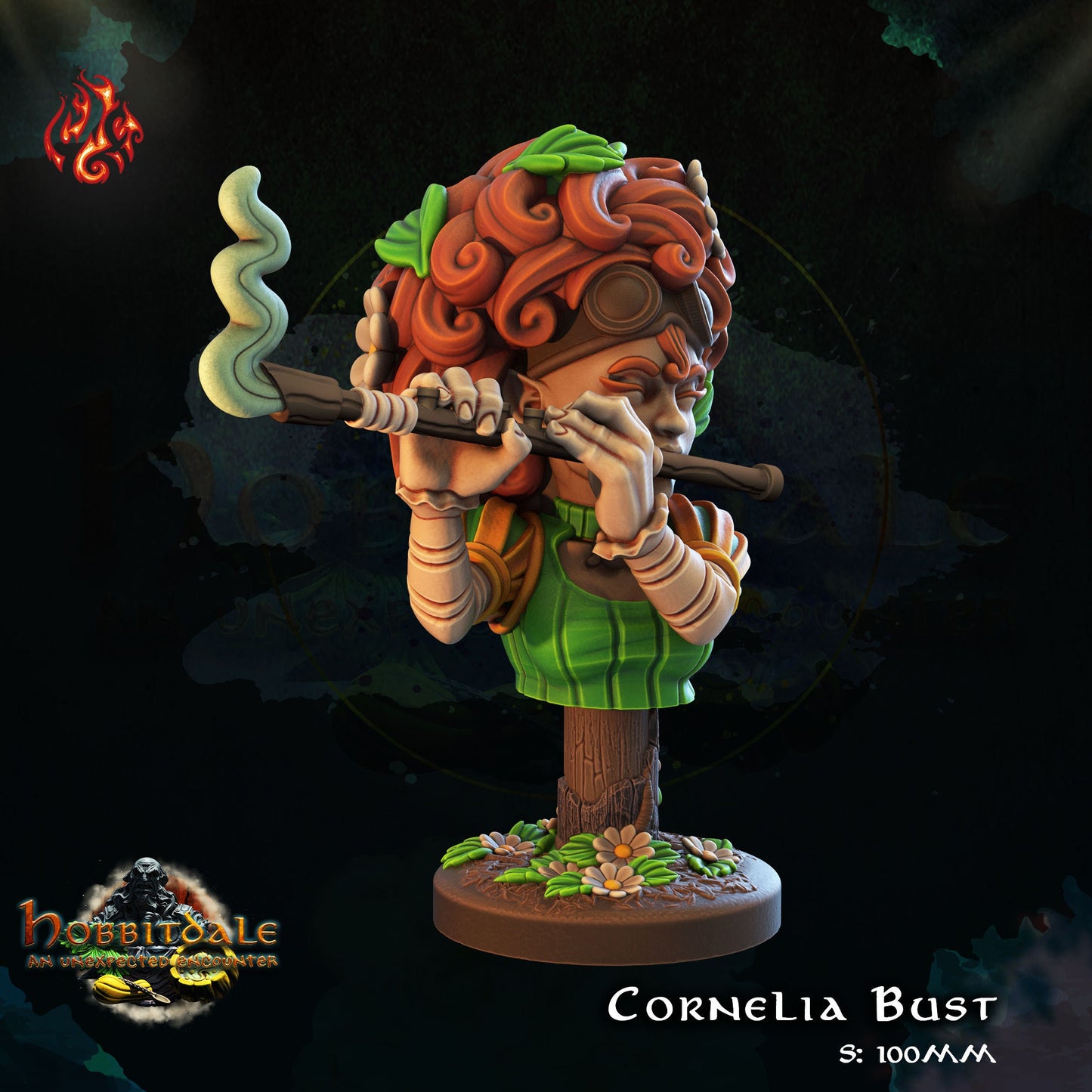 Cornelia Halfling Bard Bust | Halfling Collection | Crippled God Foundry