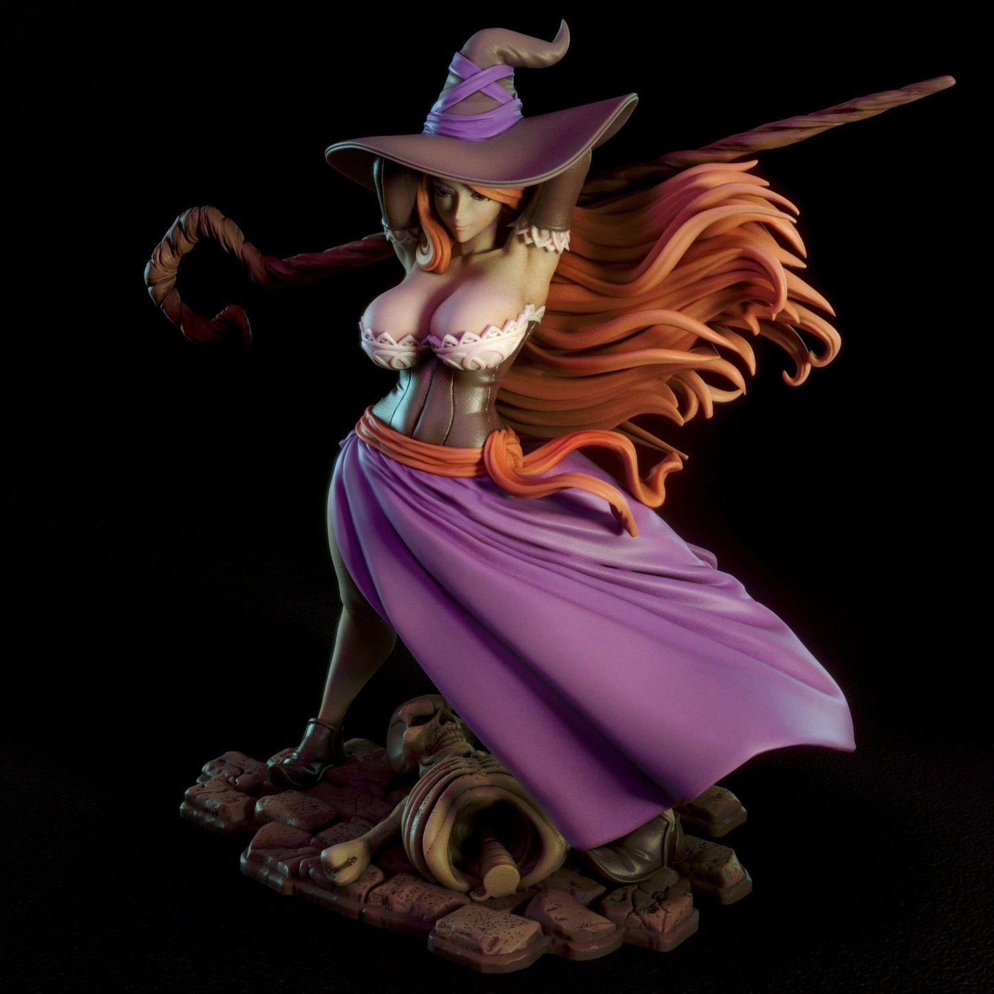 Anime Sorceress Animated Pin Up Statue & Miniature | Torrida Minis