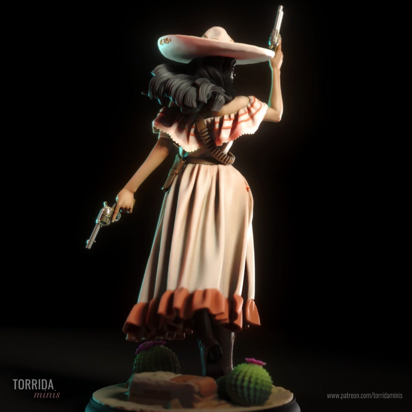 Daniela the Bandida Pin Up Statue & Miniature | Torrida Minis