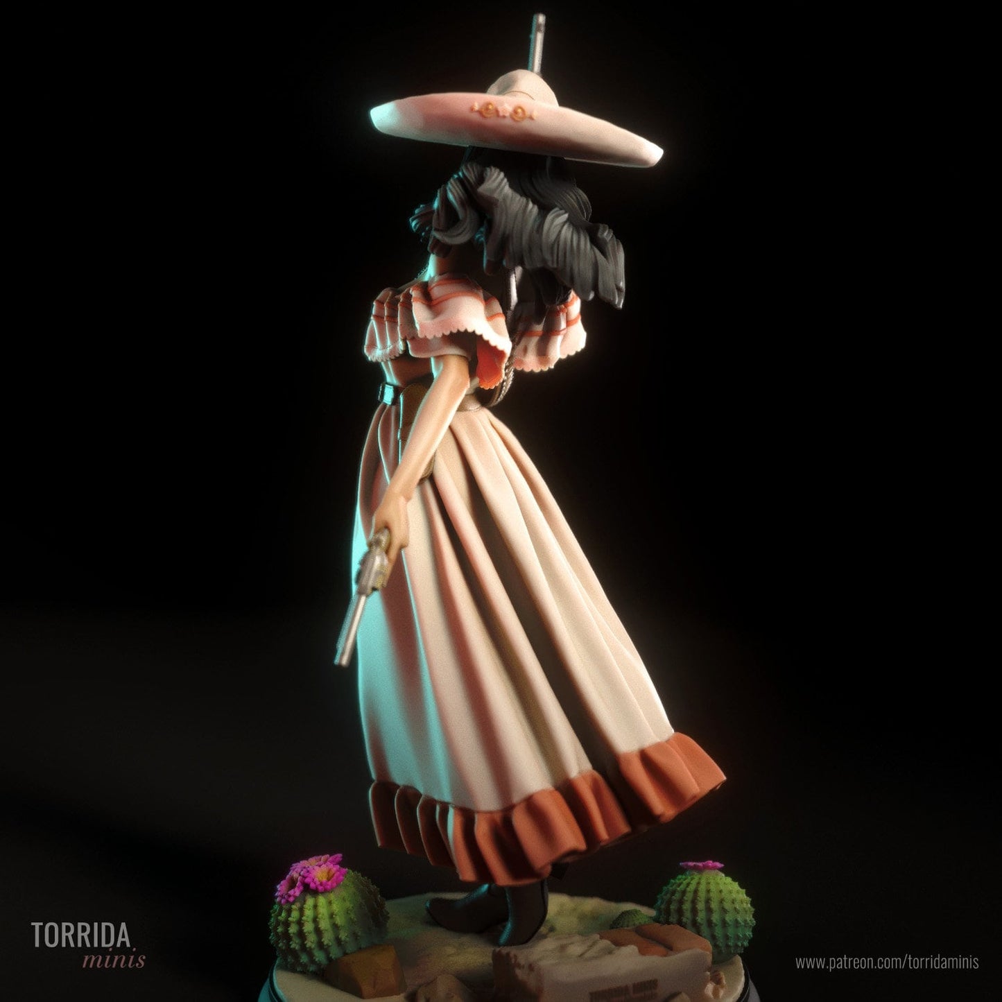 Daniela the Bandida Pin Up Statue & Miniature | Torrida Minis