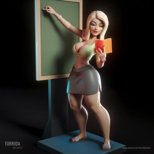 Sexy Teacher Mari Animated Pin Up Statue & Miniature | Torrida Minis