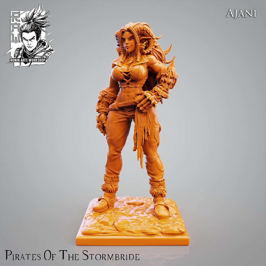 Pirates of the Stormbride Female Buccaneers Resin Miniature Set | Ronin Arts Workshop RAW