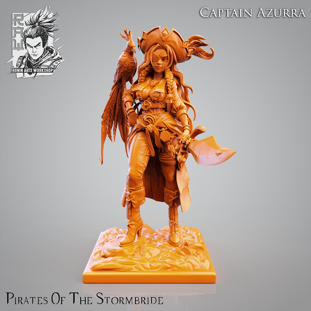 Pirates of the Stormbride Female Buccaneers Resin Miniature Set | Ronin Arts Workshop RAW