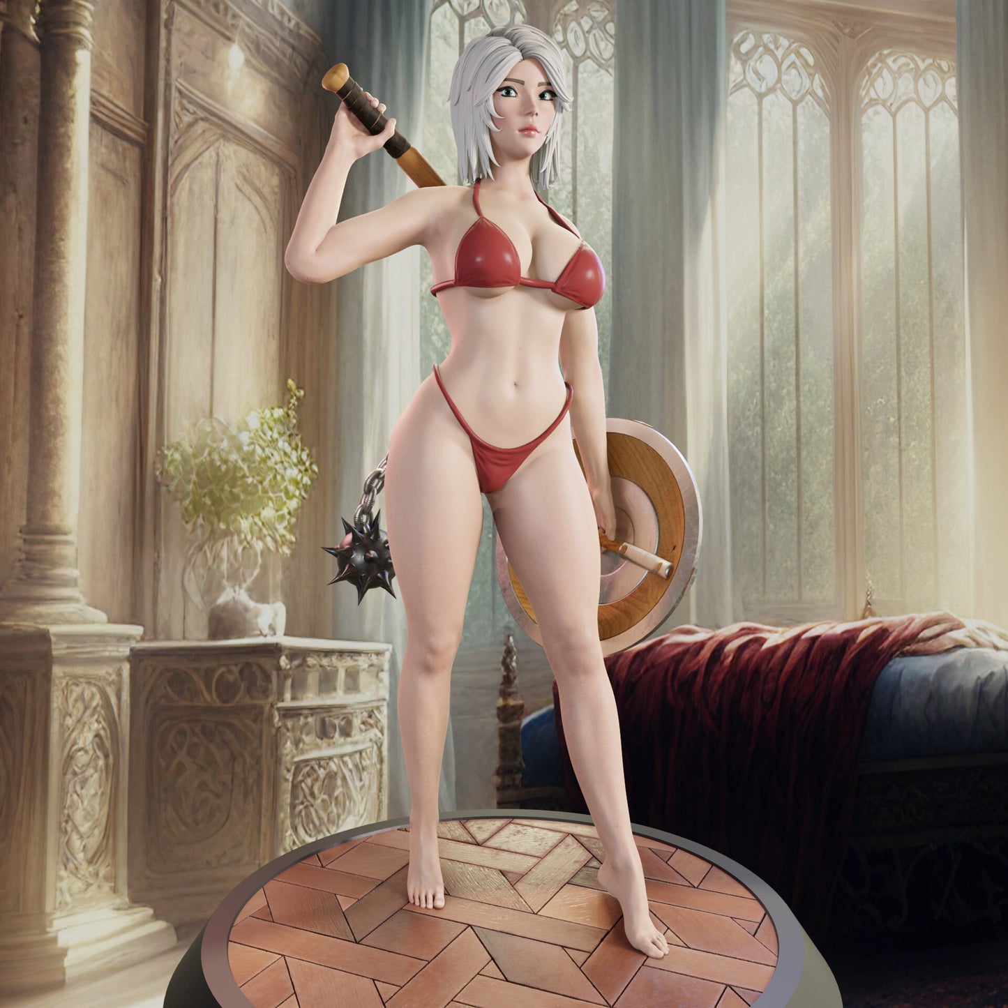 The Queen's Guard Pin Up Statue & Miniature + Variants  | QB Works