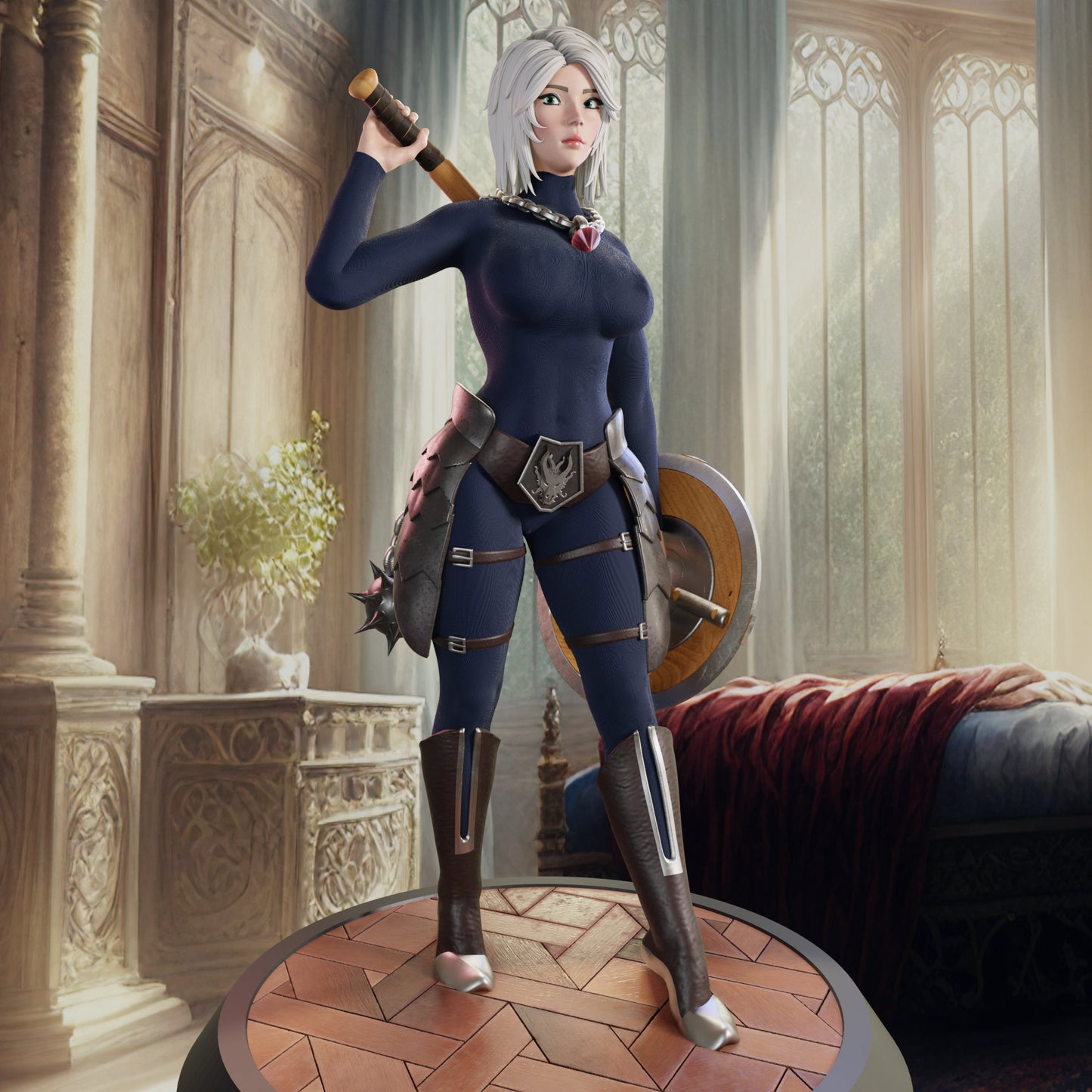 The Queen's Guard Pin Up Statue & Miniature + Variants  | QB Works