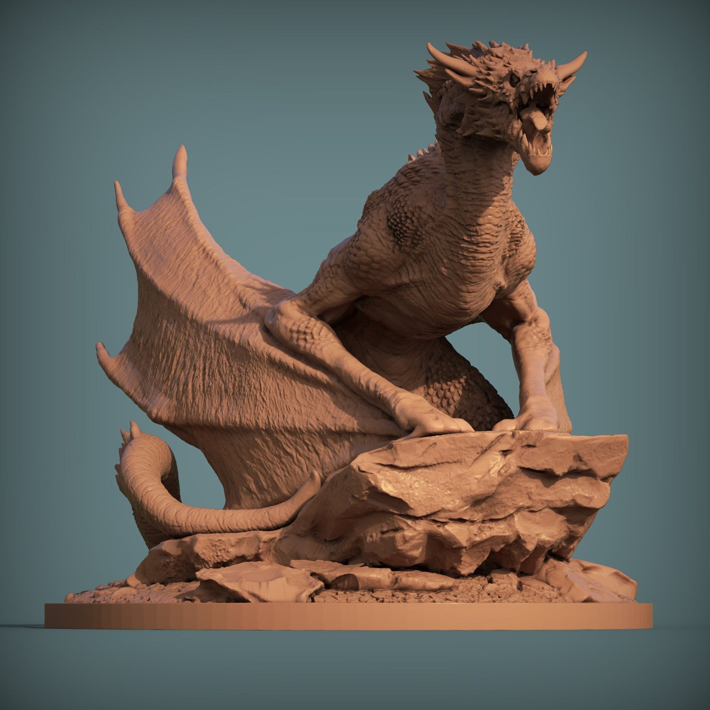 Wyvern + Variant Resin RPG Miniature | Print My Minis | World of Dragons 2