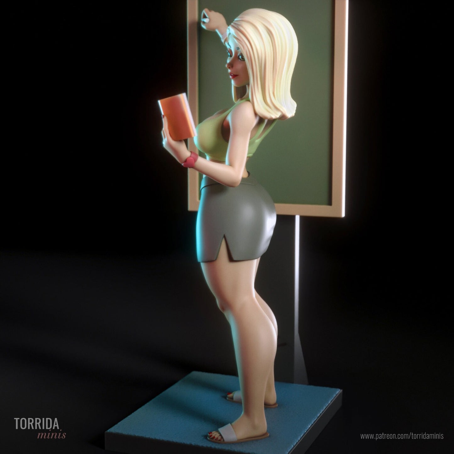 Sexy Teacher Mari Animated Pin Up Statue & Miniature | Torrida Minis