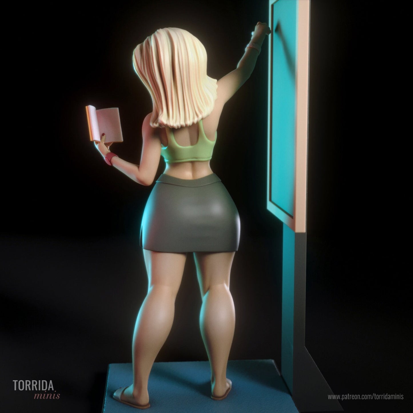 Sexy Teacher Mari Animated Pin Up Statue & Miniature | Torrida Minis