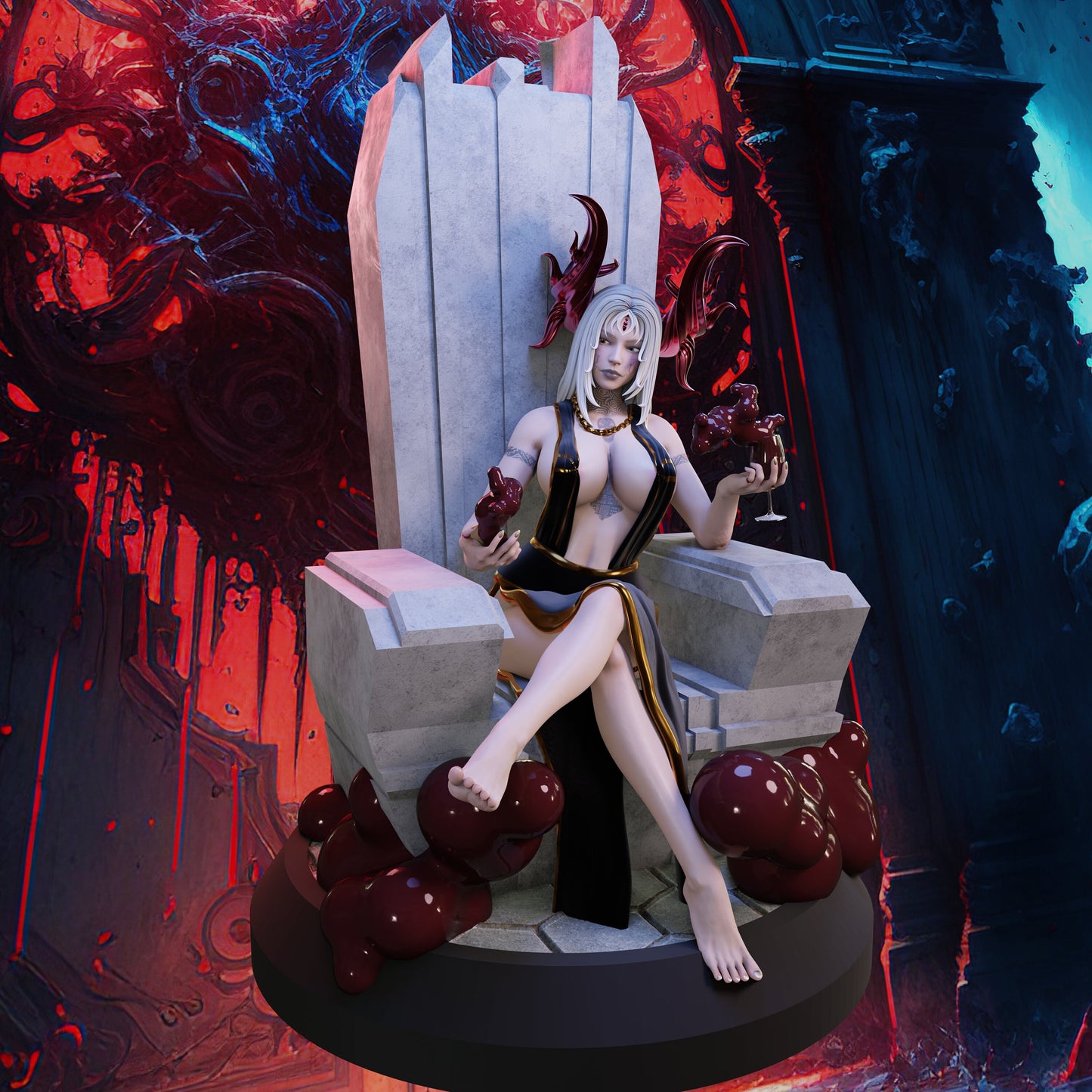 Blood Enchantress Pin Up Statue & Miniature + Variants  | QB Works