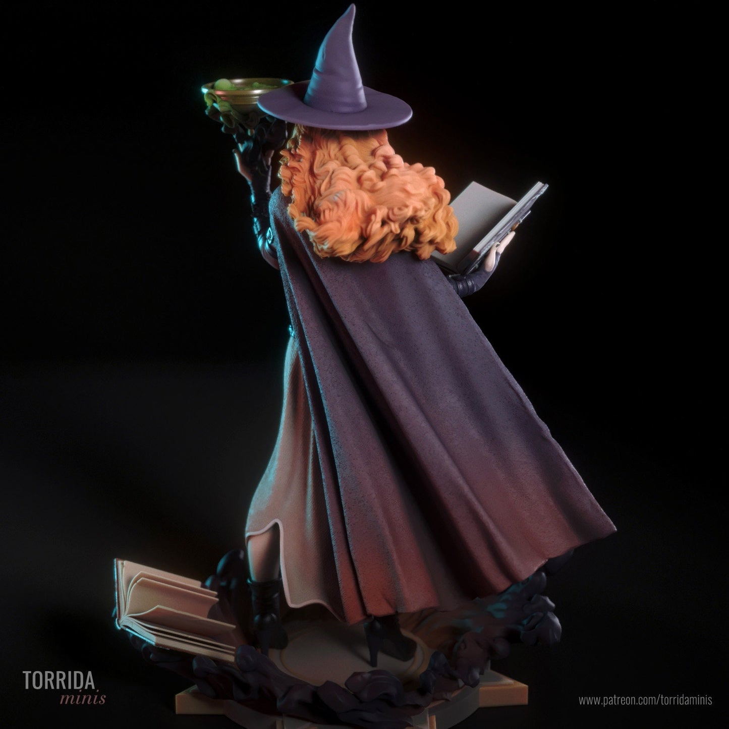 Sexy Fantasy Witch Sorceress Pin Up Statue & Miniature | Torrida Minis