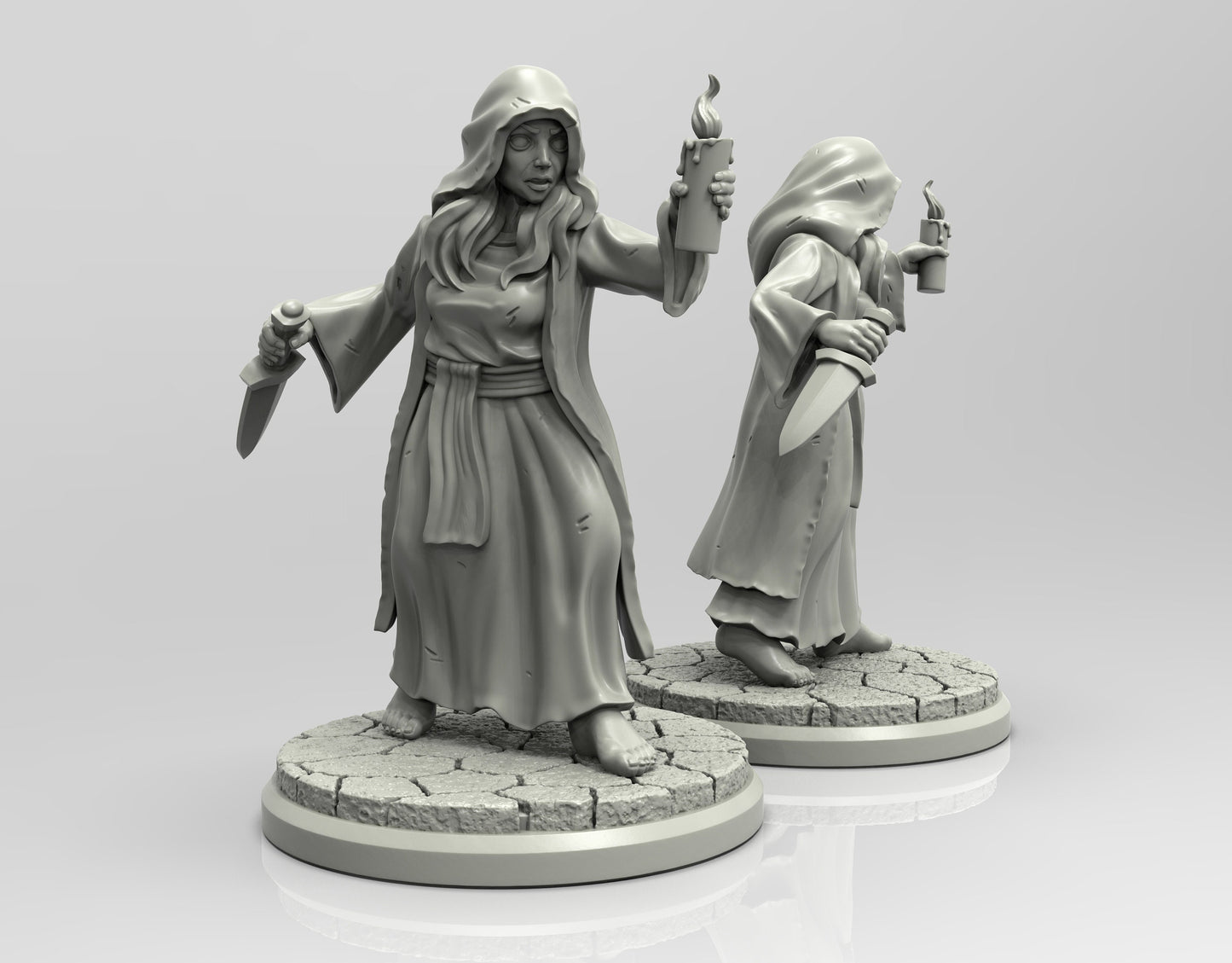 Cthulhu Investigators Lovecraft Resin Miniature Set | Beyond the Veil Series RPG Miniatures Tabletop | Adaevy Creations