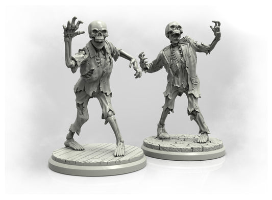 Skeletons Lovecraft Resin Miniature Set | Beyond the Veil Series RPG Miniatures Tabletop | Adaevy Creations