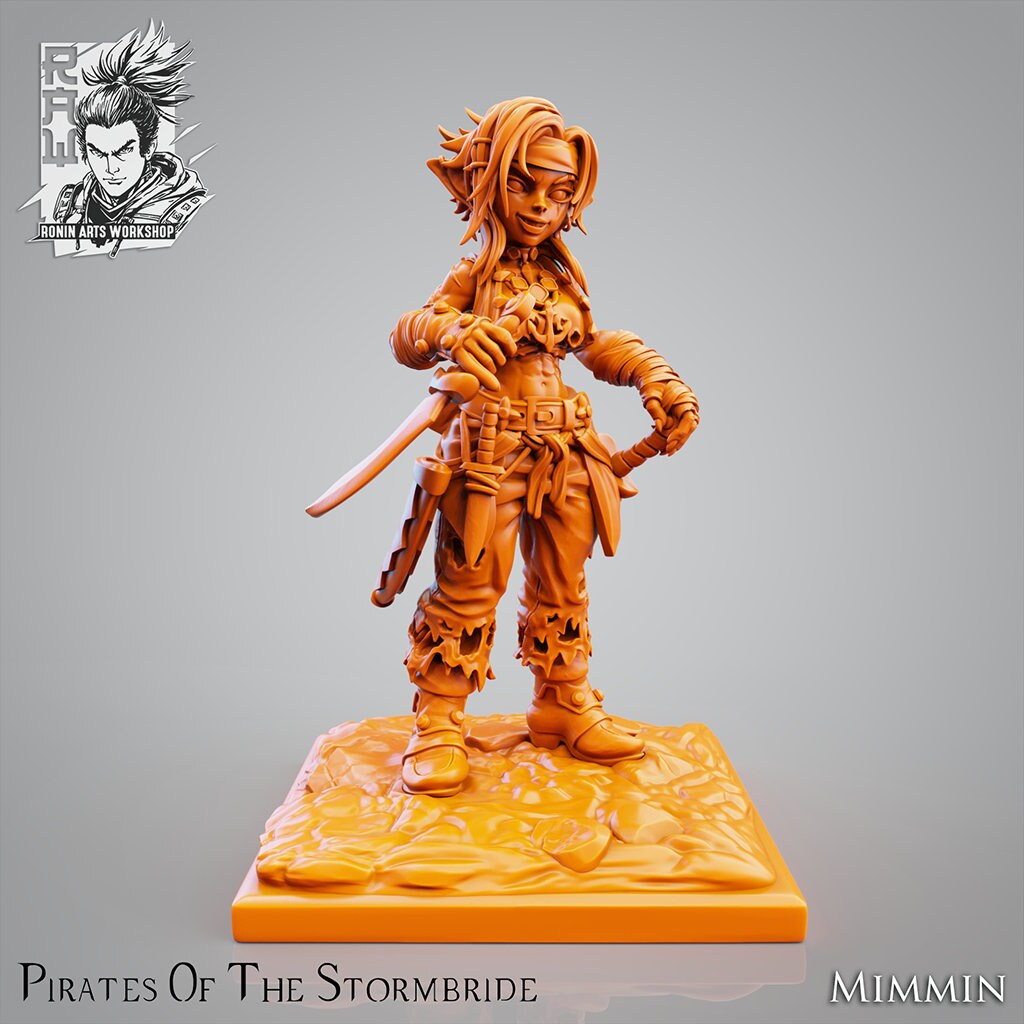 Pirates of the Stormbride Female Buccaneers Resin Miniature Set | Ronin Arts Workshop RAW