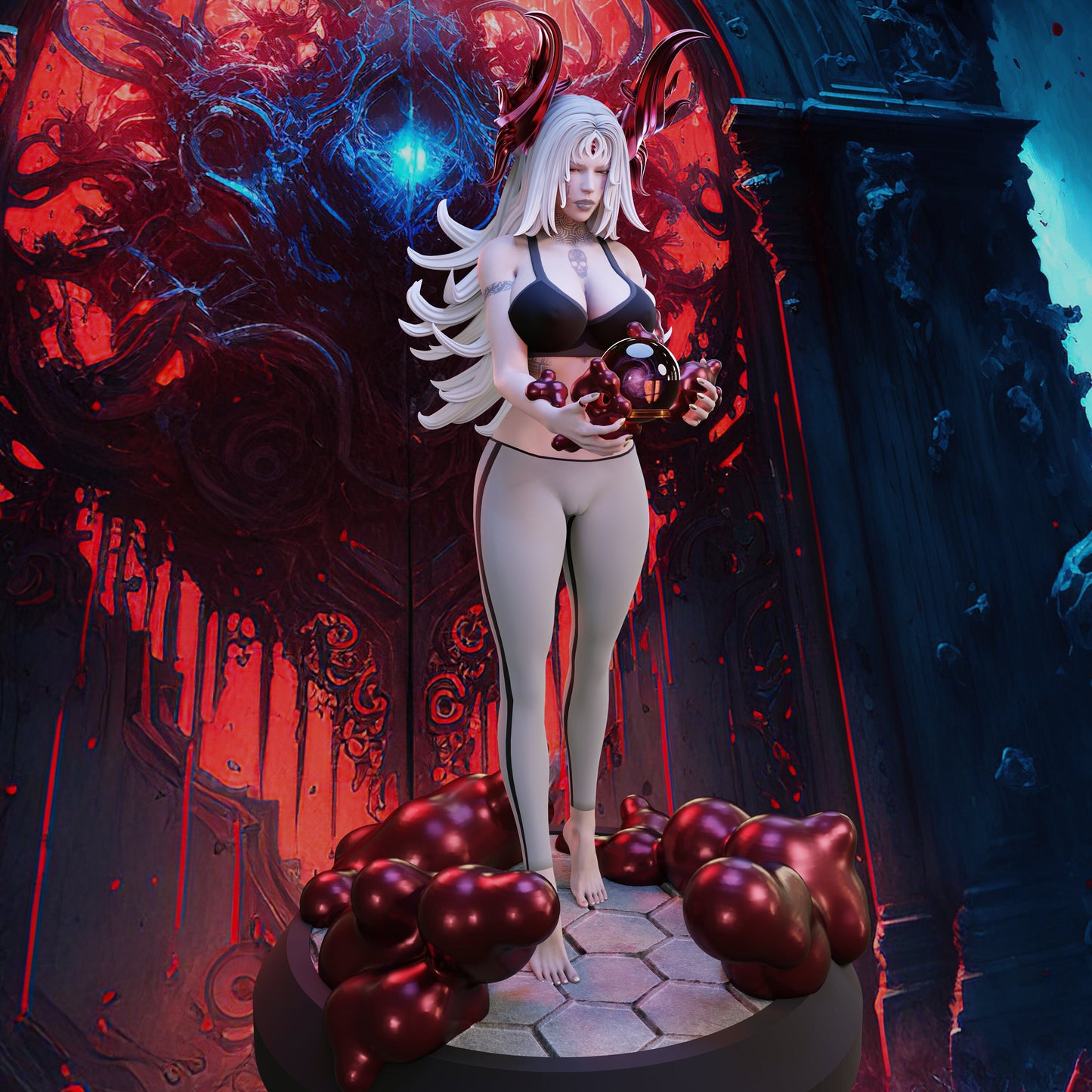 Blood Enchantress Pin Up Statue & Miniature + Variants  | QB Works