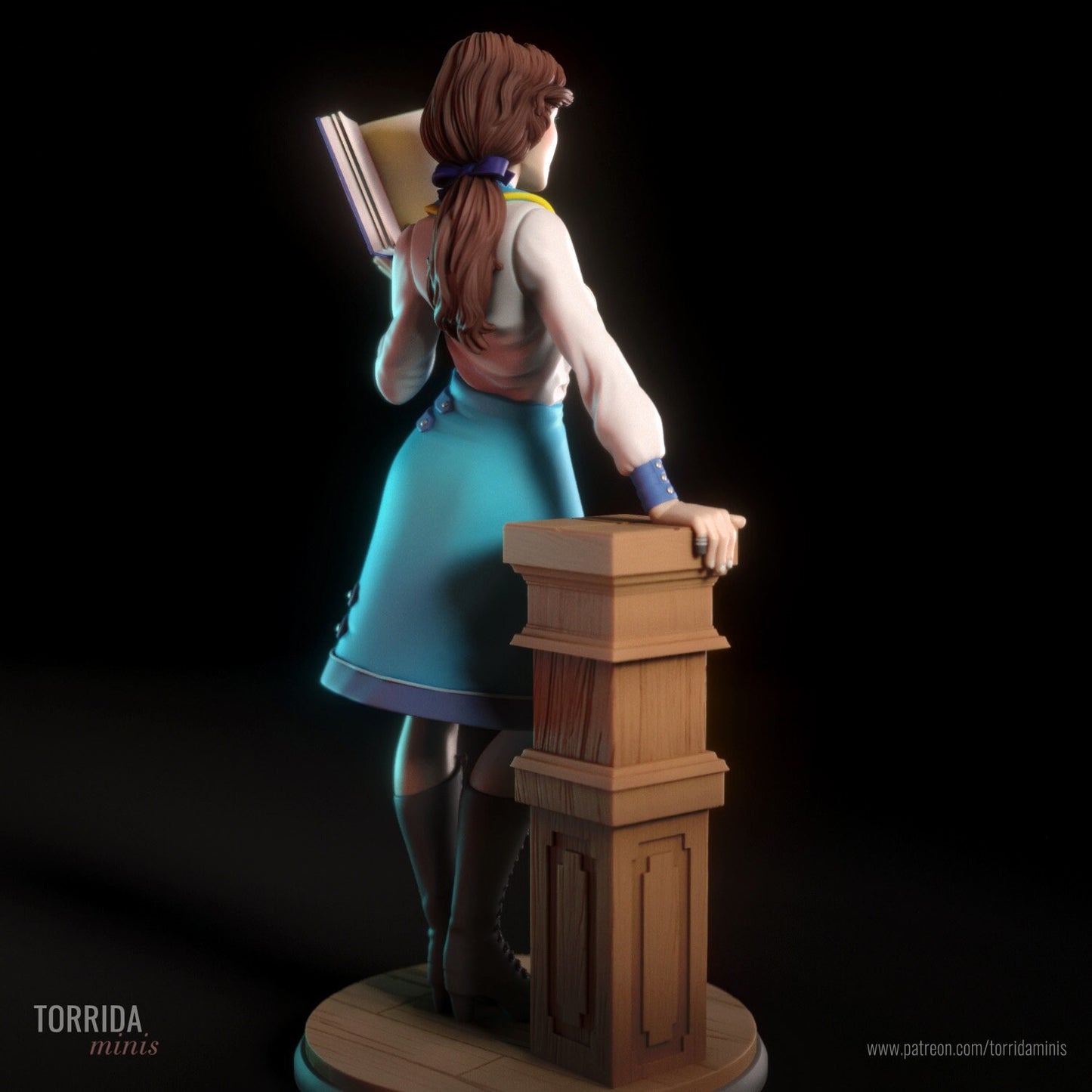 Inheritor of Columbia Steampunk Pin Up Statue & Miniature | Torrida Minis