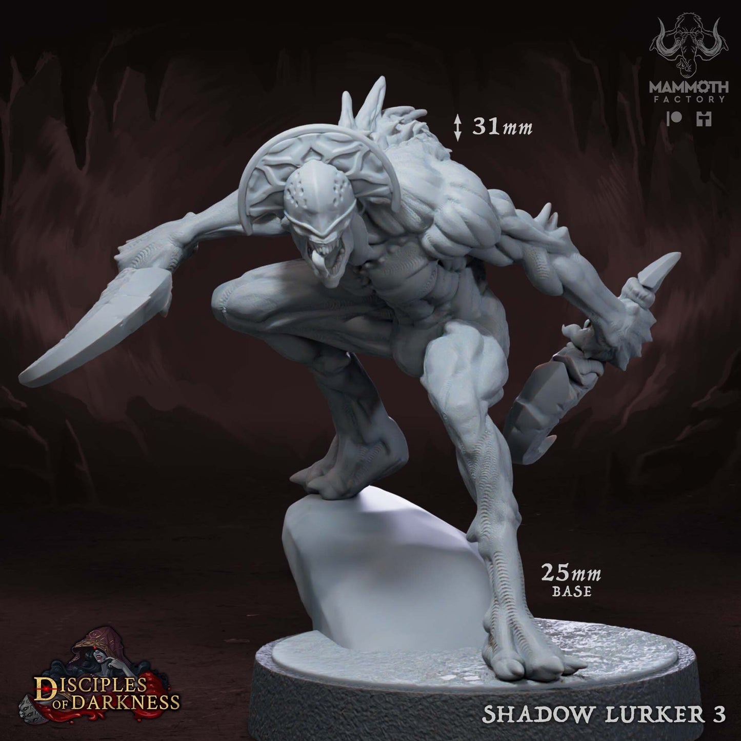 Shadow Lurkers Miniature Set | Disciples of Darkness Collection | Mammoth Factory