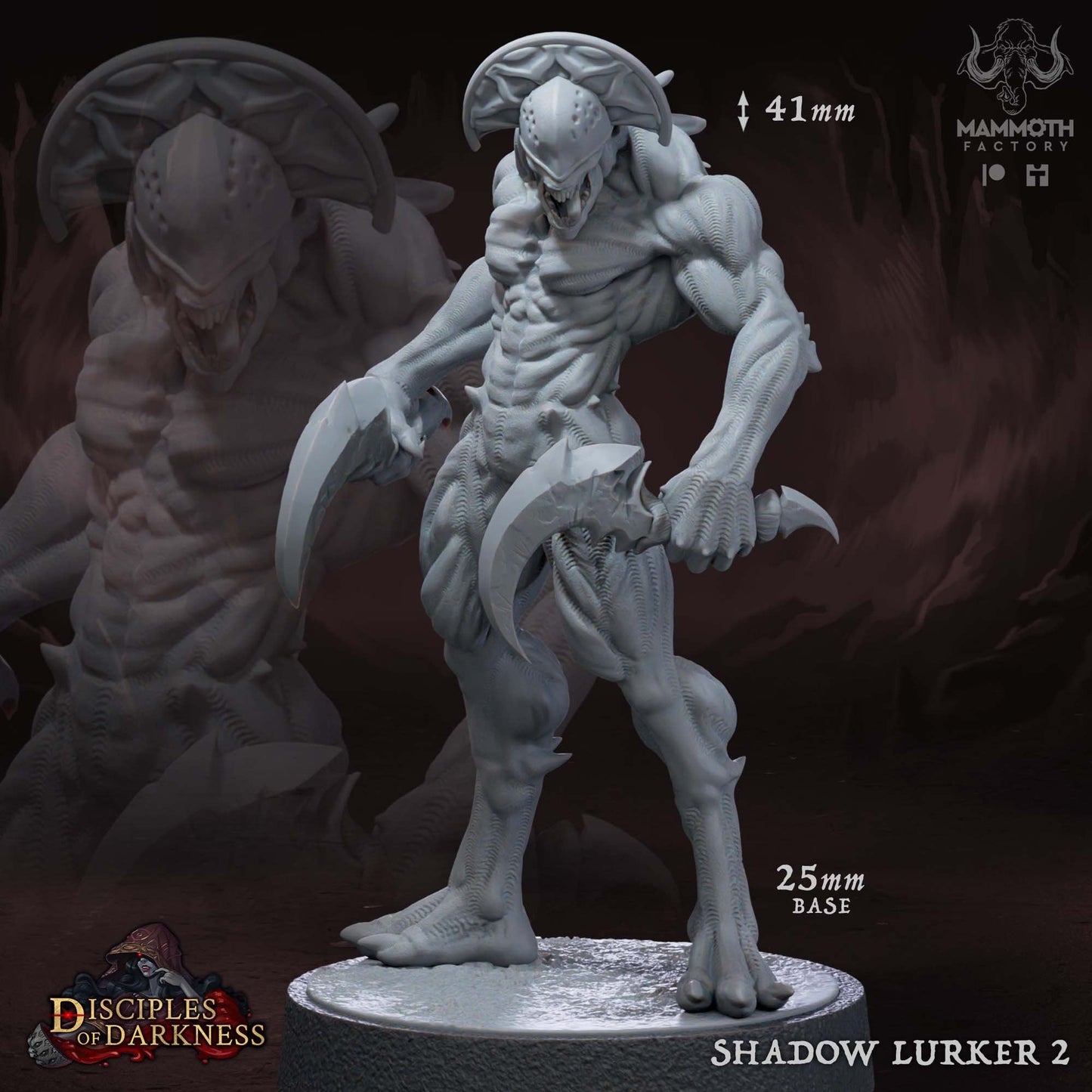 Shadow Lurkers Miniature Set | Disciples of Darkness Collection | Mammoth Factory