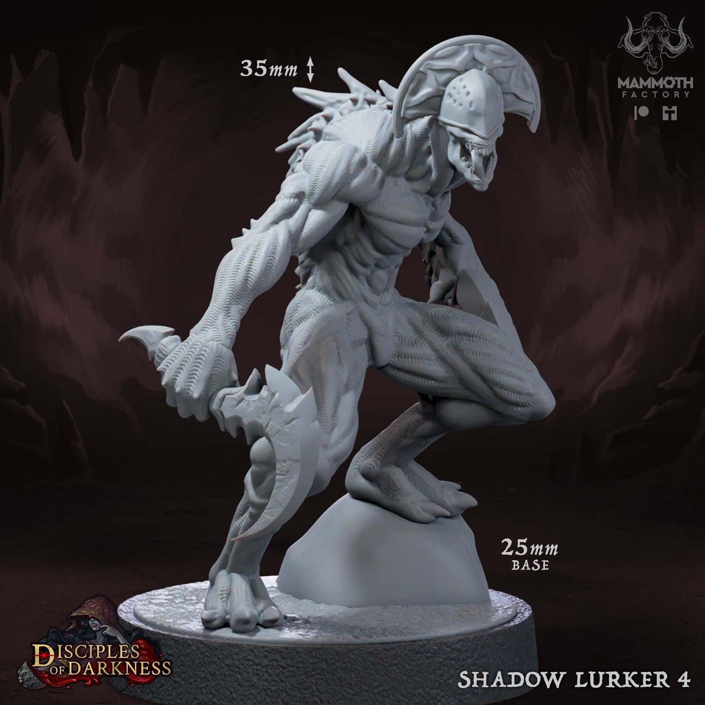 Shadow Lurkers Miniature Set | Disciples of Darkness Collection | Mammoth Factory