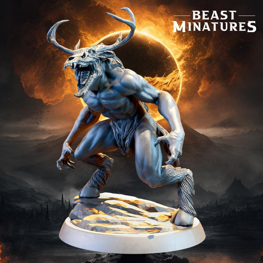 Wendigo Tabletop Miniature | Dark Magic Collection | Beast Miniatures