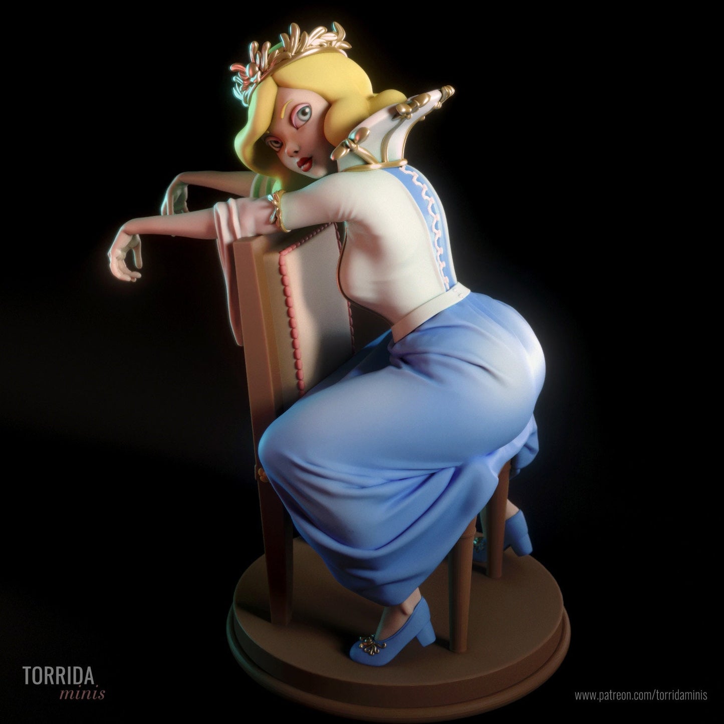 Queen Elisabeth Renaissance Pin Up Statue & Miniature | Adorable Queens | Torrida Minis