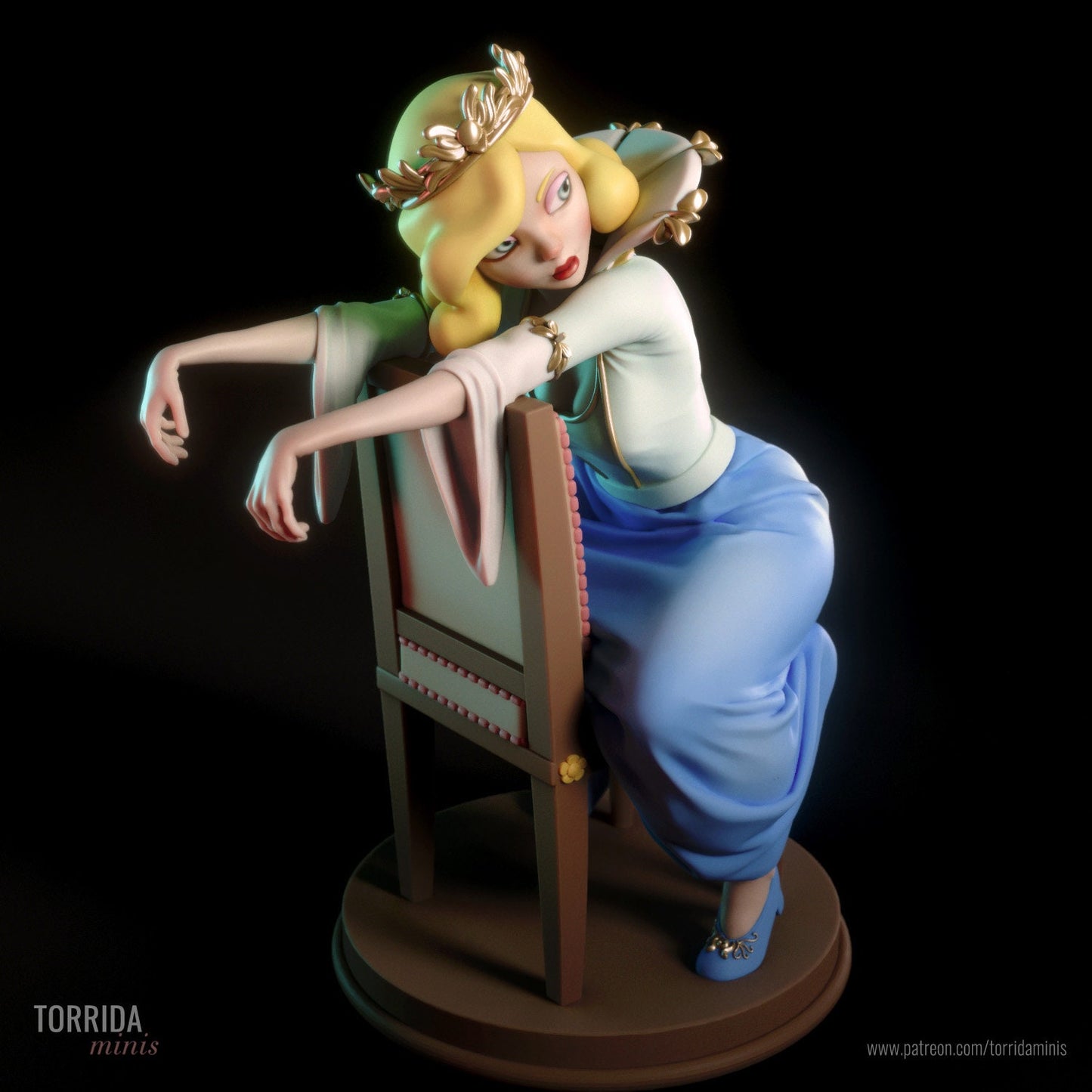 Queen Elisabeth Renaissance Pin Up Statue & Miniature | Adorable Queens | Torrida Minis