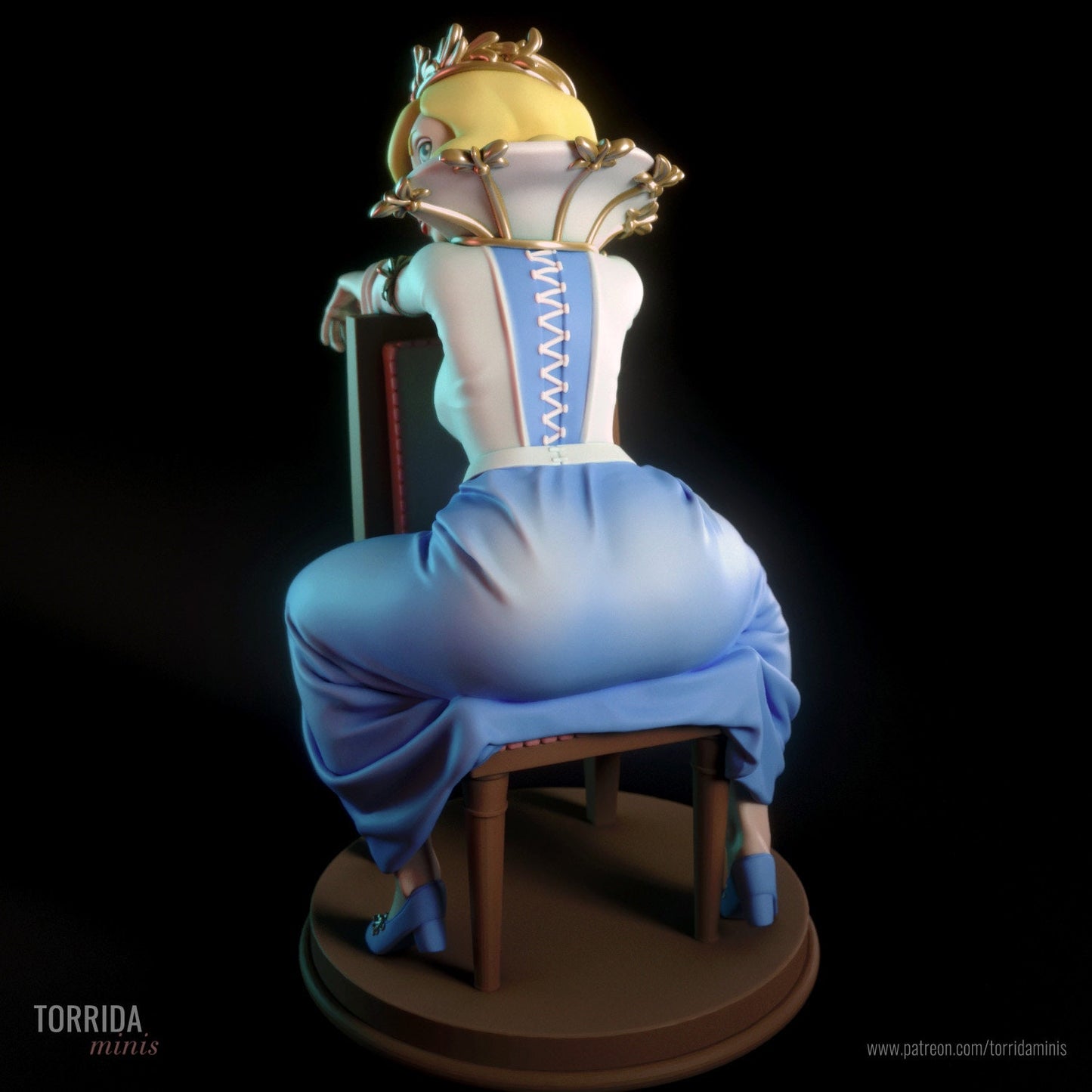 Queen Elisabeth Renaissance Pin Up Statue & Miniature | Adorable Queens | Torrida Minis