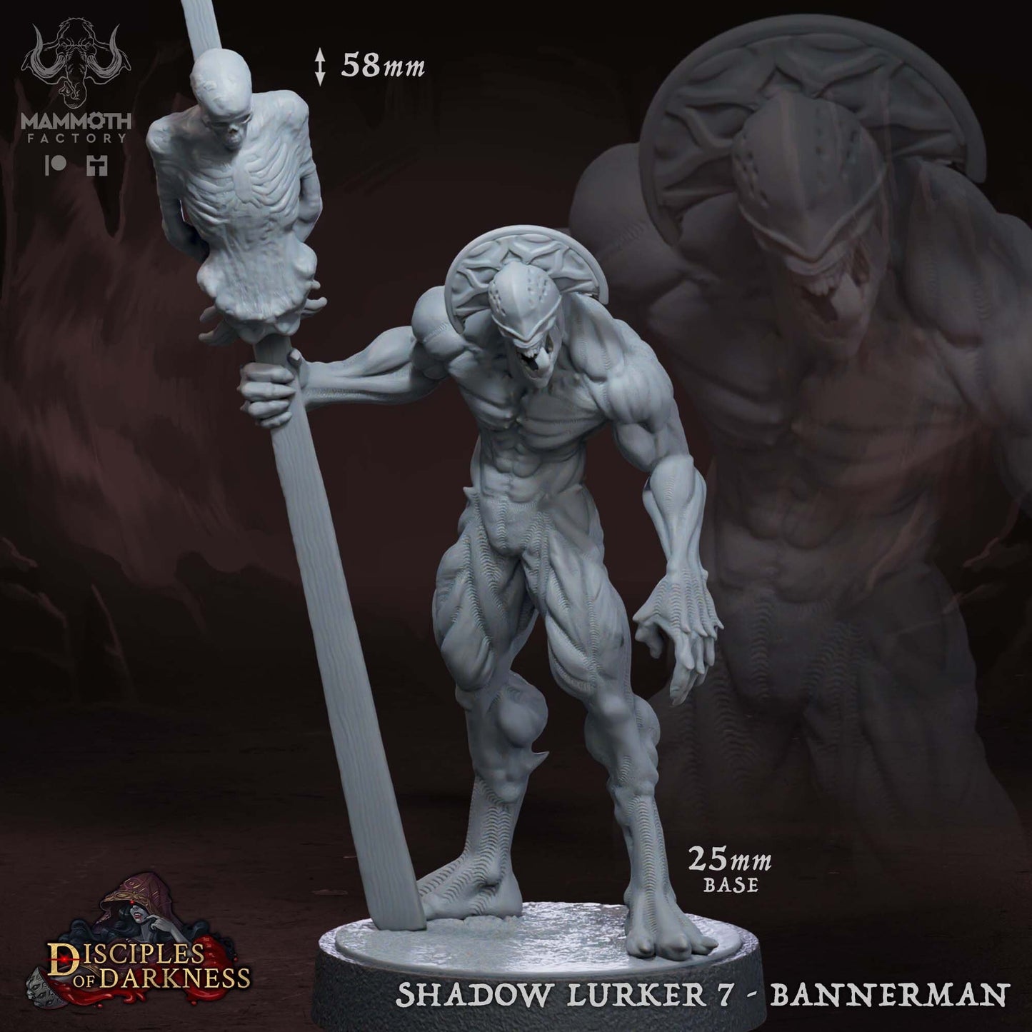 Shadow Lurkers Miniature Set | Disciples of Darkness Collection | Mammoth Factory