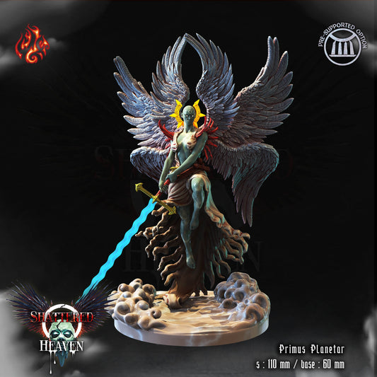 Primus Planetar Angel Tabletop RPG Miniature | Shattered Heaven Collection | Crippled God Foundry